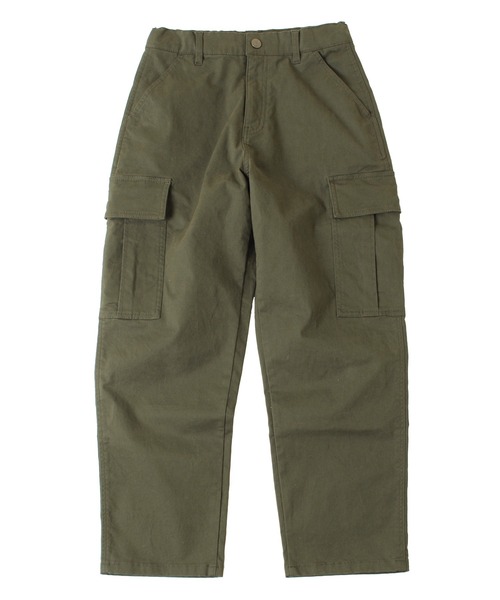 GLAZOS（グラソス）の「[ワイドテーパード]カーゴパンツ（カーゴパンツ・キッズ・カーキ/チャコールグレー・150cm/130cm/160cm/170cm/140cm）」の9枚目の写真