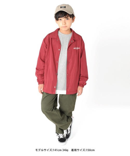 GLAZOS（グラソス）の「[ワイドテーパード]カーゴパンツ（カーゴパンツ・キッズ・カーキ/チャコールグレー・150cm/130cm/160cm/170cm/140cm）」の3枚目の写真