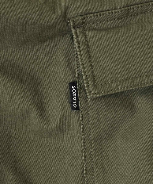 GLAZOS（グラソス）の「[ワイドテーパード]カーゴパンツ（カーゴパンツ・キッズ・カーキ/チャコールグレー・150cm/130cm/160cm/170cm/140cm）」の6枚目の写真