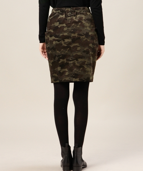 BEAUTY&YOUTH UNITED ARROWS（ビューティーアンドユースユナイテッドアローズ）の「BYBC コードビッグポケットカモフラスカート（スカート・レディース・オリーブ・SMALL/MEDIUM）」の2枚目の写真