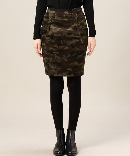 BEAUTY&YOUTH UNITED ARROWS（ビューティーアンドユースユナイテッドアローズ）の「BYBC コードビッグポケットカモフラスカート（スカート・レディース・オリーブ・SMALL/MEDIUM）」の3枚目の写真