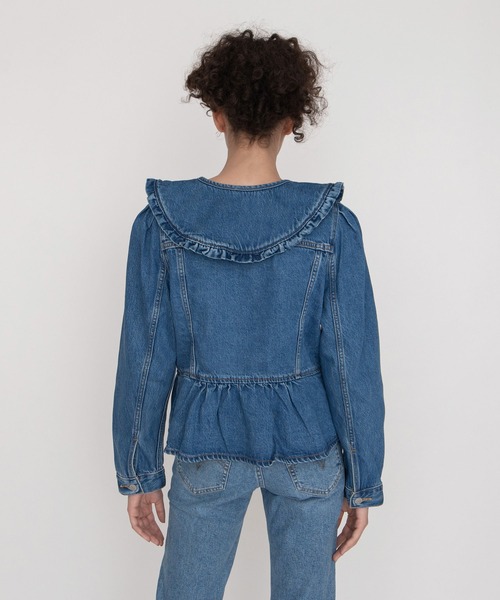 Levi's（リーバイス）の「PRAIRIE TRUCKER LITTLE HOUSE（デニムジャケット・レディース・インディゴブルー・S/M/XS）」の6枚目の写真