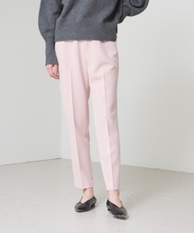 qualite | 【セットアップ対応】ダブルクロスハイウエストテーパードパンツ(スラックス)