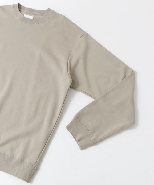 URBAN RESEARCH DOORS（アーバンリサーチドアーズ）の「White Label ハイゲージ裏毛 クルーネックプルオーバー（スウェット・メンズ・ダークブラウン/グレー系その他・MEDIUM/LARGE）」の5枚目の写真