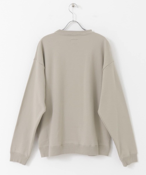 URBAN RESEARCH DOORS（アーバンリサーチドアーズ）の「White Label ハイゲージ裏毛 クルーネックプルオーバー（スウェット・メンズ・ダークブラウン/グレー系その他・MEDIUM/LARGE）」の6枚目の写真