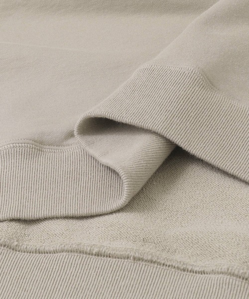 URBAN RESEARCH DOORS（アーバンリサーチドアーズ）の「White Label ハイゲージ裏毛 クルーネックプルオーバー（スウェット・メンズ・ダークブラウン/グレー系その他・MEDIUM/LARGE）」の7枚目の写真