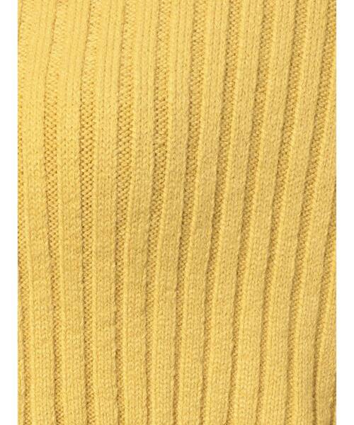 EMODA(エモダ)の「ラウンドカットクラッシュニット(ニット/セーター・レディース・ブラック/イエロー/グリーン/アイボリー・FREE)」の19枚目の写真