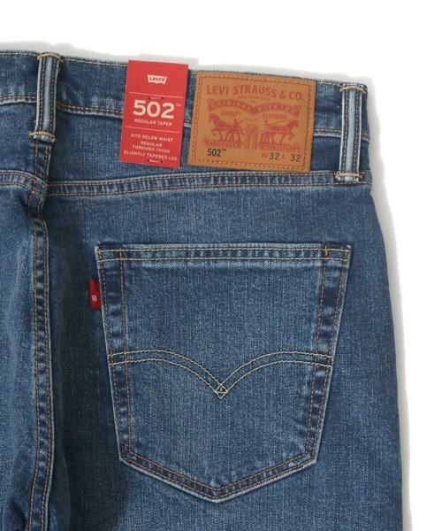 Levi's(リーバイス)の「Levi's/リーバイス 502 ストレッチ デニム レギュラーテーパード(デニムパンツ・メンズ・ダークインディゴブルー/ライトインディゴブルー・32inch/30inch/34inch/31inch/29inch/27inch/33inch/28inch)」の13枚目の写真