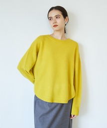 YECCA VECCA | ラウンドヘムニット＊(ニット/セーター)