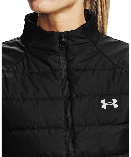 UNDER ARMOUR(アンダーアーマー)の「UAインサレート ハイブリッド ジャケット(ランニング/レディース)(その他アウター・レディース・ブラック・M/XL/L/S)」の2枚目の写真