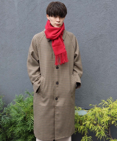 coen by Mr.SZK(コーエンバイミスタースズキ)の「ソフトタッチ アクリルマフラー【coen × Mr.SZK】(マフラー・メンズ・ベージュ/グレー/オレンジ/ワイン・FREE)」の13枚目の写真