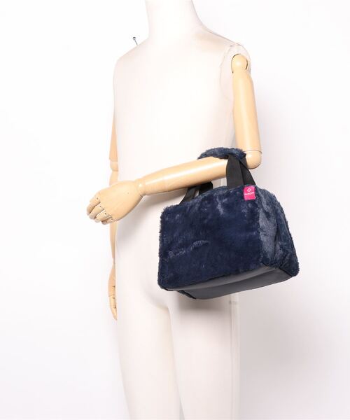 marie claire(マリ・クレール)の「【marie claire GOLF/マリクレール ゴルフ】フェイクファー トートバッグ カートバッグ(ハンドバッグ・レディース・ブラック/ベージュ/ネイビー・FREE)」の7枚目の写真
