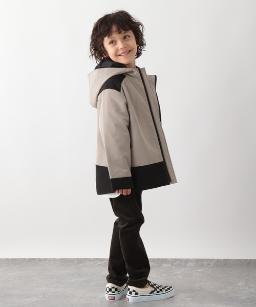 GLOBAL WORK（グローバルワーク）の「【キッズ】ウスナカワタ／ハッスイフーディ/215750（ブルゾン・キッズ・ブラック/ベージュ/カーキ・120cm/100cm/140cm/110cm/160cm/130cm/150cm）」の19枚目の写真