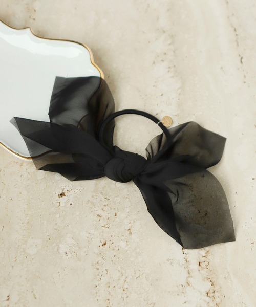 シックカラーシアーリボンヘアゴム（ヘアゴム）｜ANEMONE（アネモネ