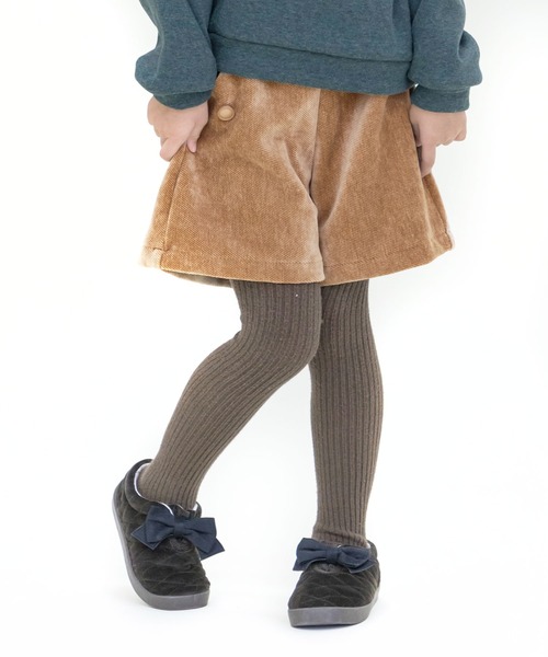 la poche biscuit(ラポシェビスキュイ)の「コール天マリンショートパンツ(その他パンツ・キッズ・オレンジ/ベージュ/グリーン・80/100/90/130/110/140/120)」の2枚目の写真