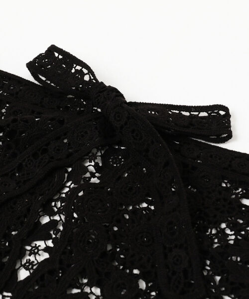 BEAMS BOY（ビームスボーイ）の「BEAMS BOY / レース エプロン（付け襟・レディース・ブラック/オフホワイト・ONE SIZE）」の12枚目の写真