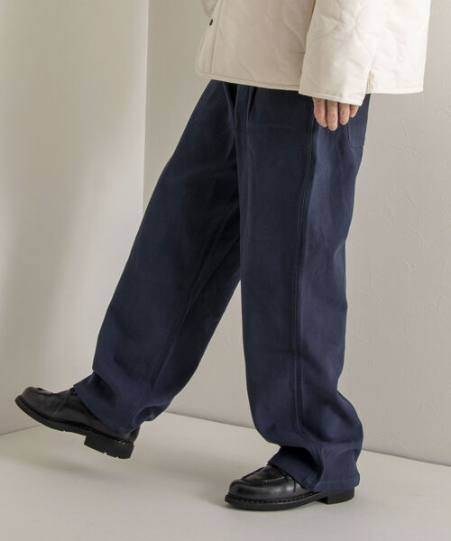 GLOSTER(グロスター)の「【GLOSTER/グロスター】ユーロミリタリー タックワイドパンツ(その他パンツ・メンズ・ホワイト/ネイビー・SMALL/MEDIUM/LARGE)」の1枚目の写真