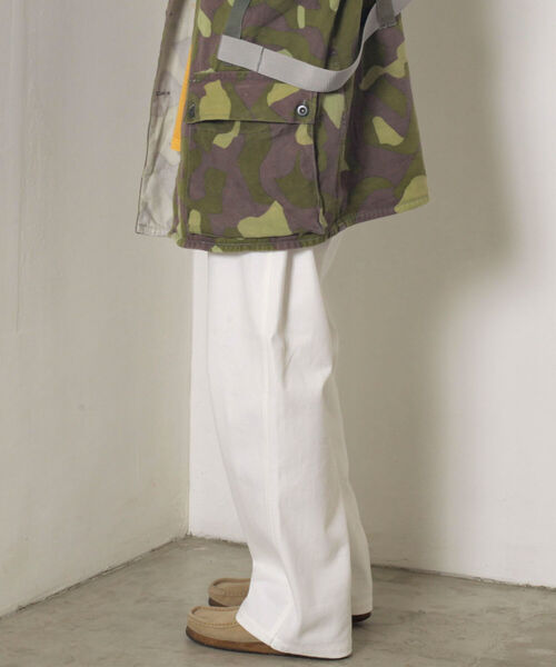 GLOSTER(グロスター)の「【GLOSTER/グロスター】ユーロミリタリー タックワイドパンツ(その他パンツ・メンズ・ホワイト/ネイビー・SMALL/MEDIUM/LARGE)」の14枚目の写真