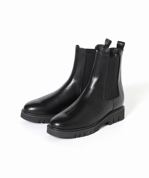 Simplicite（サンプリシテ）の「チェルシーブーツ◆（ブーツ・レディース・ホワイト/ブラック・SMALL/MEDIUM/LARGE）」の10枚目の写真