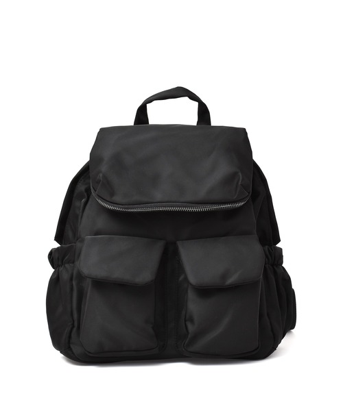 VitaFelice（ヴィータフェリーチェ）の「10ポケットナイロンリュックサック（バックパック/リュック・レディース・ブラック/ベージュ系その他/グレー/ドット/グレー系カモフラージュ・FREE）」の18枚目の写真