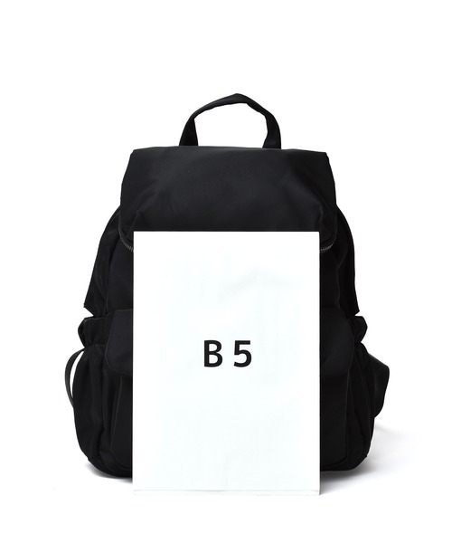 VitaFelice（ヴィータフェリーチェ）の「10ポケットナイロンリュックサック（バックパック/リュック・レディース・ブラック/ベージュ系その他/グレー/ドット/グレー系カモフラージュ・FREE）」の14枚目の写真