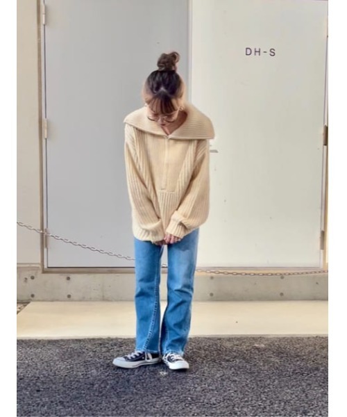 RODEO CROWNS WIDE BOWL（ロデオクラウンズワイドボウル）の「セーラーカラーニットトップス（ニット/セーター・レディース・アイボリー/ネイビー/ブラウン・FREE）」の22枚目の写真