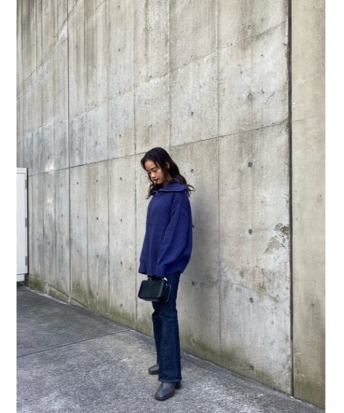 RODEO CROWNS WIDE BOWL（ロデオクラウンズワイドボウル）の「セーラーカラーニットトップス（ニット/セーター・レディース・アイボリー/ネイビー/ブラウン・FREE）」の19枚目の写真