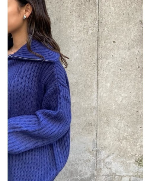 RODEO CROWNS WIDE BOWL（ロデオクラウンズワイドボウル）の「セーラーカラーニットトップス（ニット/セーター・レディース・アイボリー/ネイビー/ブラウン・FREE）」の18枚目の写真