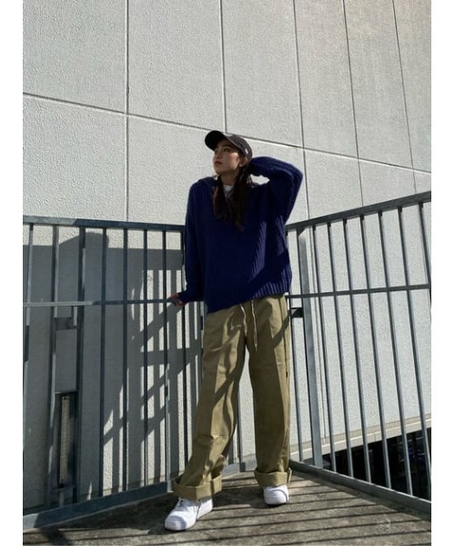 RODEO CROWNS WIDE BOWL（ロデオクラウンズワイドボウル）の「セーラーカラーニットトップス（ニット/セーター・レディース・アイボリー/ネイビー/ブラウン・FREE）」の14枚目の写真