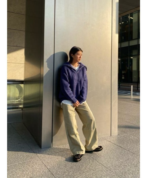 RODEO CROWNS WIDE BOWL（ロデオクラウンズワイドボウル）の「セーラーカラーニットトップス（ニット/セーター・レディース・アイボリー/ネイビー/ブラウン・FREE）」の12枚目の写真