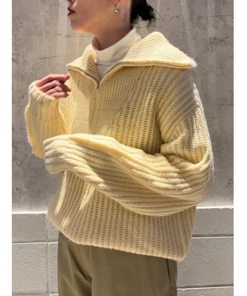 RODEO CROWNS WIDE BOWL（ロデオクラウンズワイドボウル）の「セーラーカラーニットトップス（ニット/セーター・レディース・アイボリー/ネイビー/ブラウン・FREE）」の10枚目の写真