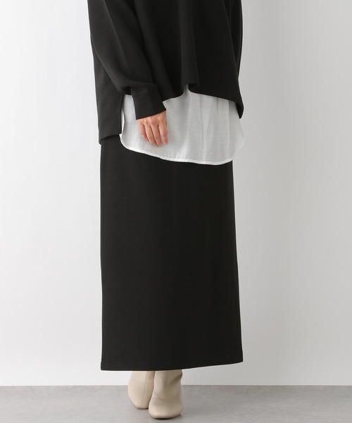 LEPSIM（レプシィム）の「カットナロースカート　228705（スカート・レディース・ブラック/ライトパープル/グレイッシュベージュ・FREE）」の2枚目の写真