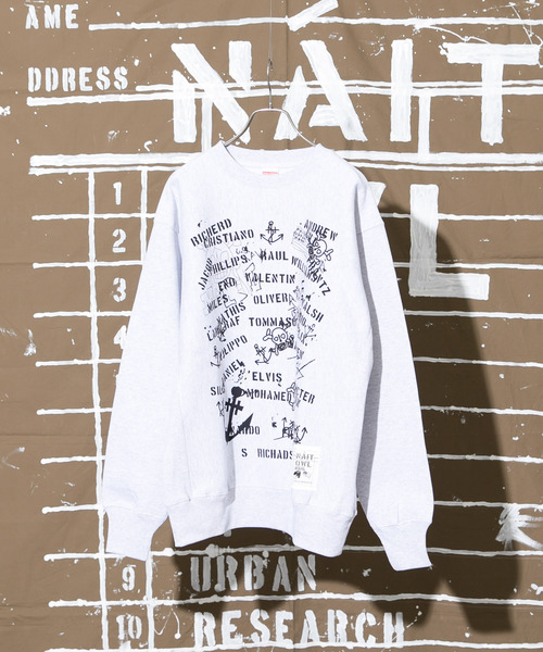 NAIT OWL　プリントスウェット