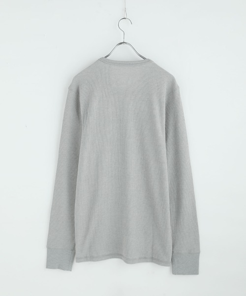 TOMMY HILFIGER(トミーヒルフィガー)の「TOMMY HILFIGER トミー ヒルフィガー /胸ワンポイント ステッチ ワッフルクルーネック長袖Tシャツ(Tシャツ/カットソー・メンズ・ホワイト/ブラック/ヘザーグレー/オートミール/ダークネイビー・S/M/L/XL)」の17枚目の写真