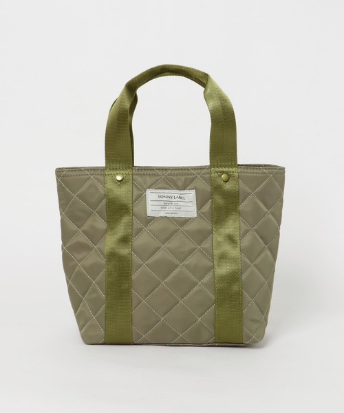 URBAN RESEARCH Sonny Label(アーバンリサーチサニーレーベル)の「キルティングミニトートバッグ(トートバッグ・レディース・ブラック/カーキ・ONE)」の6枚目の写真