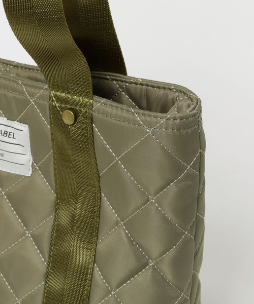 URBAN RESEARCH Sonny Label(アーバンリサーチサニーレーベル)の「キルティングミニトートバッグ(トートバッグ・レディース・ブラック/カーキ・ONE)」の11枚目の写真