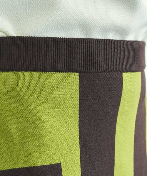 VACANCY（ヴァカンシー）の「ランダムスクエアニットペンシルスカート（スカート・レディース・グリーン/ブラック・FREE）」の19枚目の写真