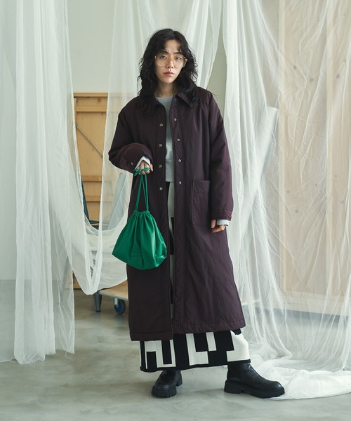 VACANCY（ヴァカンシー）の「ランダムスクエアニットペンシルスカート（スカート・レディース・グリーン/ブラック・FREE）」の9枚目の写真