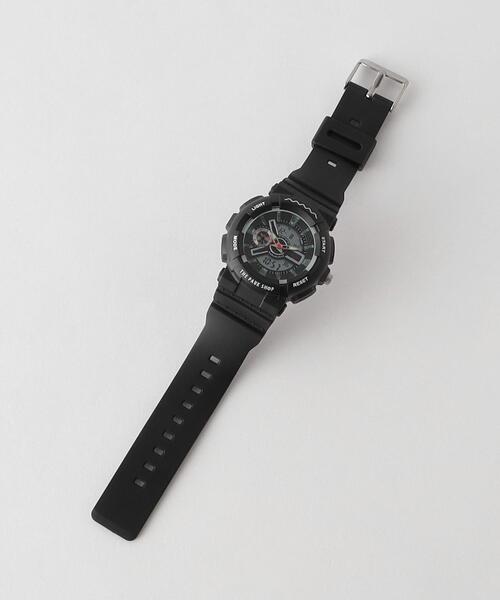 THE PARK SHOP(ザパークショップ)の「<THE PARK SHOP(ザパークショップ)> DUALBOY WATCH / 腕時計(デジタル腕時計・キッズ・ブラック/オフホワイト・FREE)」の4枚目の写真
