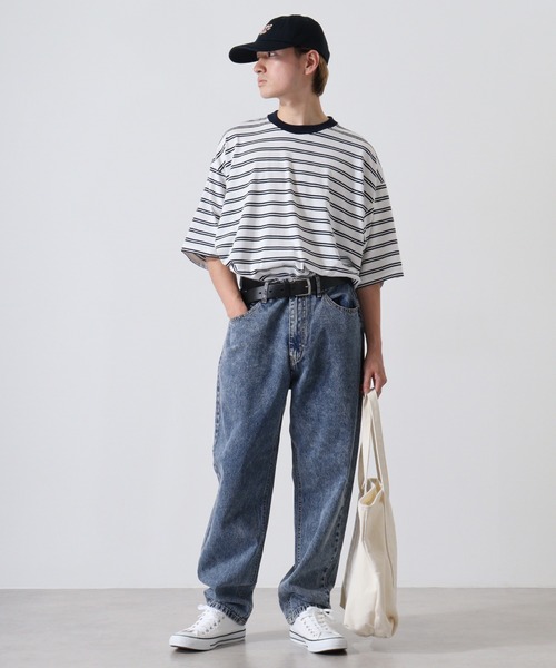 SUGGESTION（サジェッション）の「SUGGESTION ケミカルウォッシュバギーパンツ（その他パンツ・メンズ・ブラック/サックスブルー・M/L）」の17枚目の写真