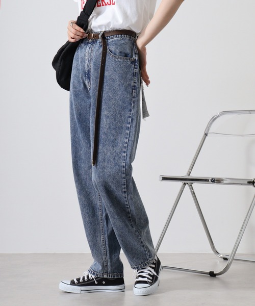 SUGGESTION（サジェッション）の「SUGGESTION ケミカルウォッシュバギーパンツ（その他パンツ・メンズ・ブラック/サックスブルー・M/L）」の20枚目の写真