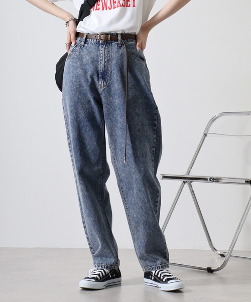 SUGGESTION（サジェッション）の「SUGGESTION ケミカルウォッシュバギーパンツ（その他パンツ・メンズ・ブラック/サックスブルー・M/L）」の21枚目の写真