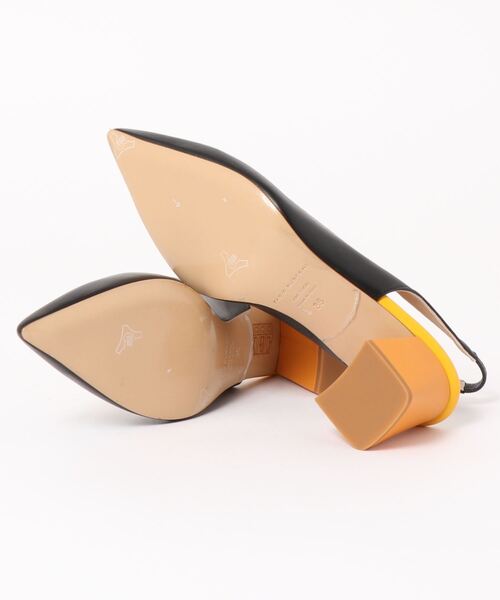 FABIO RUSCONI(ファビオルスコーニ)の「【FABIO RUSCONI】チャンキーヒールポインテッドバックバンド(F21302)(パンプス・レディース・ブラック系その他/ベージュ系その他・38/39/35/36/37)」の4枚目の写真