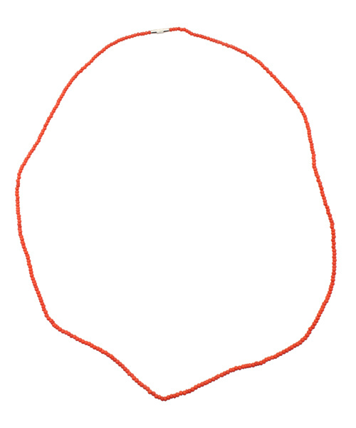 WEGO（ウィゴー）の「WEGO/ボーンビーズネックレス80（ネックレス・メンズ・ホワイト/ブラック/ターコイズブルー/ネイビー/レッド・FREE）」の5枚目の写真