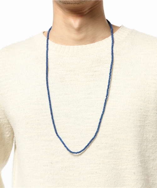 WEGO（ウィゴー）の「WEGO/ボーンビーズネックレス80（ネックレス・メンズ・ホワイト/ブラック/ターコイズブルー/ネイビー/レッド・FREE）」の8枚目の写真