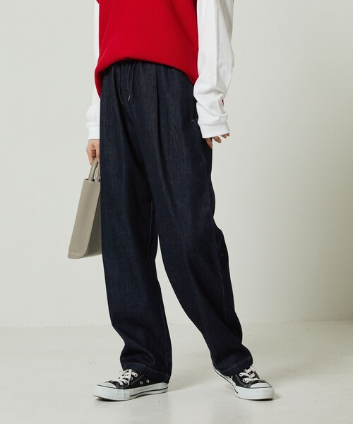 FREAK'S STORE（フリークスストア）の「シェフパンツ（その他パンツ・レディース・ブラック/ベージュ/ネイビー/オフホワイト/サックスブルー/その他/レオパード・S/M/XS）」の5枚目の写真