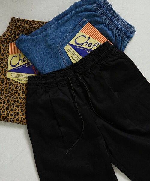 FREAK'S STORE（フリークスストア）の「シェフパンツ（その他パンツ・レディース・ブラック/ベージュ/ネイビー/オフホワイト/サックスブルー/その他/レオパード・S/M/XS）」の3枚目の写真