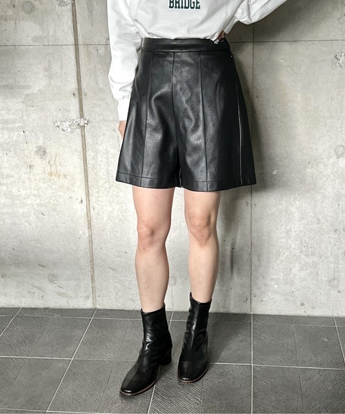 one way（ワンウェイ）の「ハイウエストショートパンツ（その他パンツ・レディース・アイボリー/ブラック系その他/ブラック・FREE）」の12枚目の写真