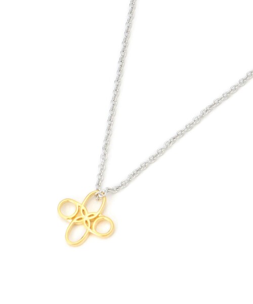 ANEVER（アンエバー）の「ANEVER LOGO MOTIF ワントップ ネックレス（ネックレス・レディース・ゴールド系・F）」の3枚目の写真