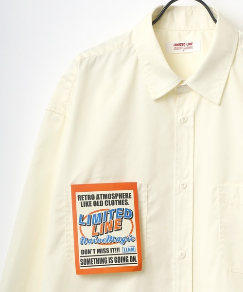 Lazar(ラザル)の「オーバーサイズ T/Cツイル Limited Line ワークシャツ(シャツ/ブラウス・メンズ・チャコールグレー/オレンジ/ブルー/グリーン/アイボリー・M/L)」の1枚目の写真